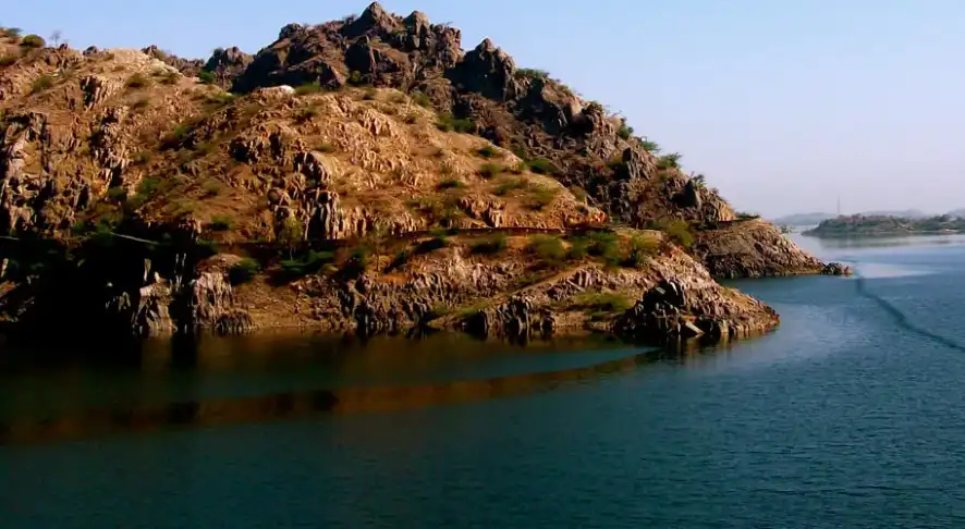 Jaisamand Lake Islands