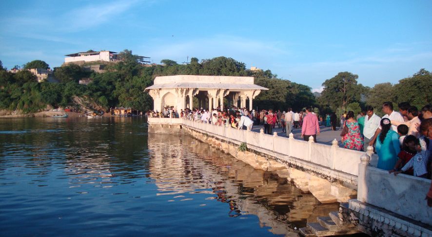 Ana Sagar Lake Marble Pavilions