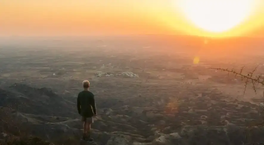 Savitri temple, Pushkar Sunset