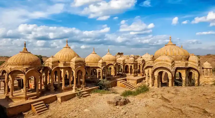 Gadisar Lake Surrounding Temples and Chhatris