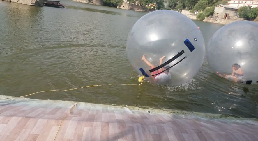 Nakki Lake Aqua Zorbing