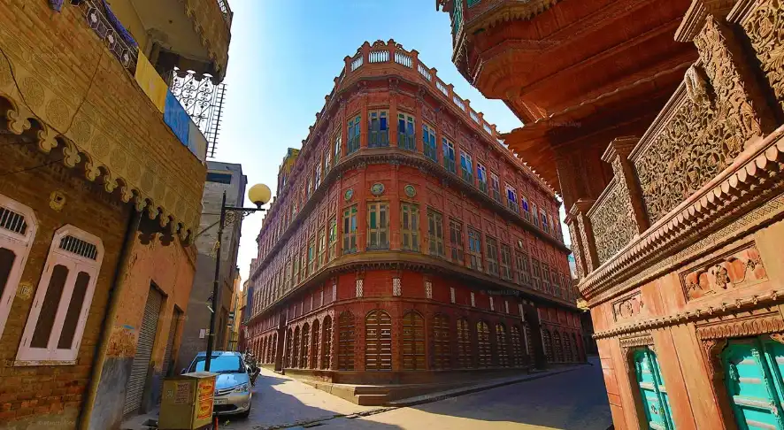 Rampuria Haveli Red Sand Stone Exteriors